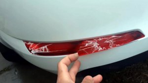 Как снять катафот отражатель заднего бампера Skoda Octavia A7  своими руками