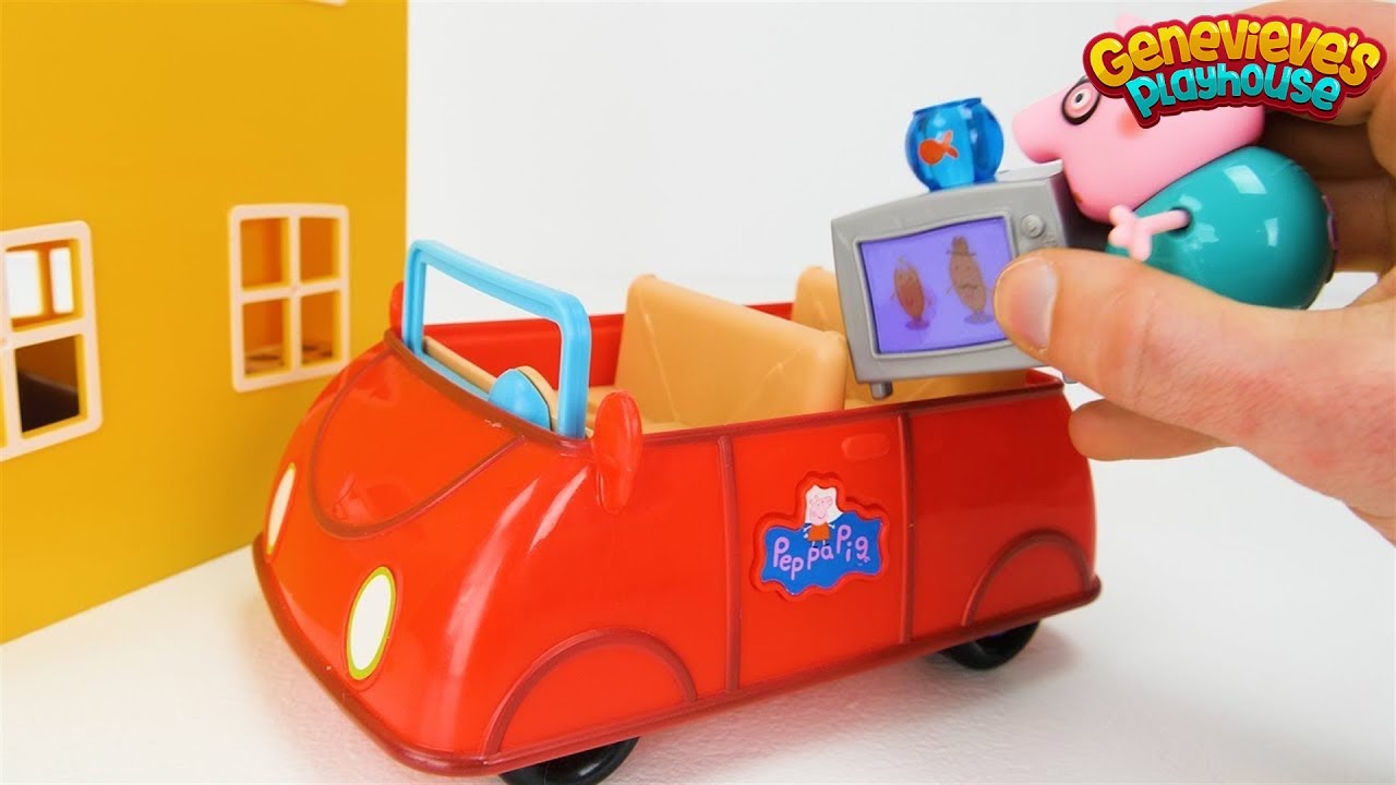 PEPPA PIG получает новый игрушечный домик в этом обучающем видео для детей! смотреть онлайн