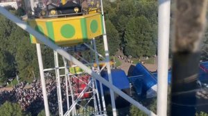 город  Альметьевск  городской  парк колесо обозрения