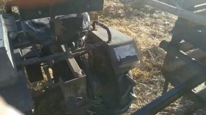Самодельный ручной прес для сена и соломы