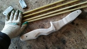 Лук из композитной  арматуры. Процесс изготовления. how to make bow