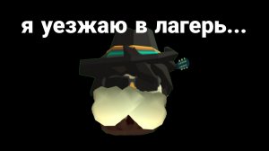 Я уезжаю в лагерь...
