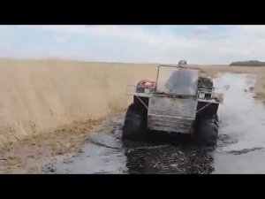 Каракаты едут по болоту!