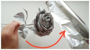 Реалистичная РОЗА из Фольги! Реальность или Миф? DIY
