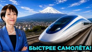 Новый поезд Японии быстрее самолёта