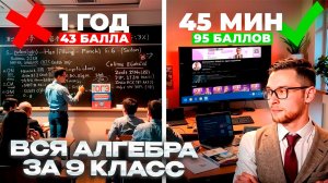 Вся Алгебра за 9-ый класс с Нуля