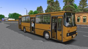 Поездка на Ikarus-260.50 по маршруту №201 по карте Мичурино 2.8