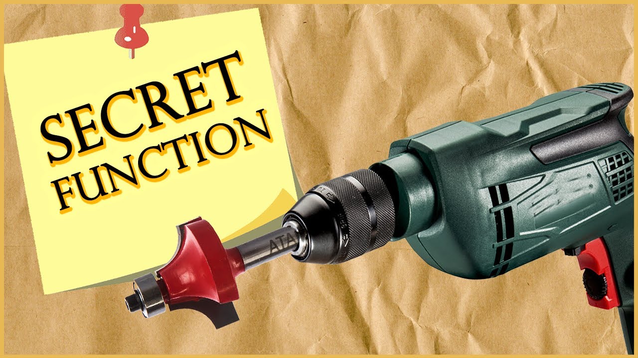 Secret drill function. DIY idea. смотреть онлайн