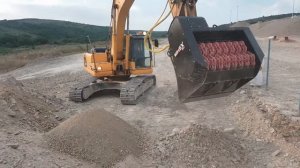 ЮЖНЫЙ ПОТОК КОВШ СОРТИРОВЩИК SIMEX БЕЗОПАСНАЯ ОБСЫПКА ТРУБЫ