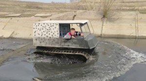 Самодельный вездеход на гусеницах