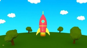 Яйцо с сюрпризом ракета. Мультфильм - конструктор. Развивающие мультики для самых маленьких.