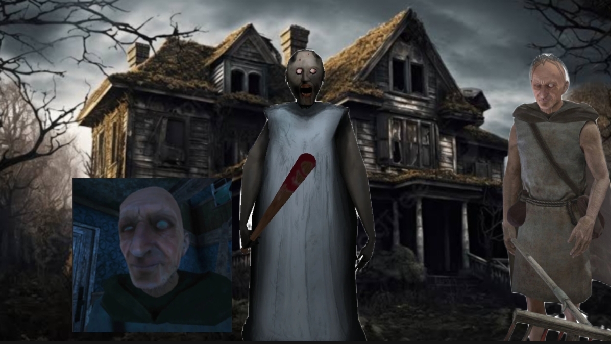 Прохождение игры Grandpa. Grandpa это муж Granny?