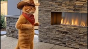 Танцующий котик из нейросети
