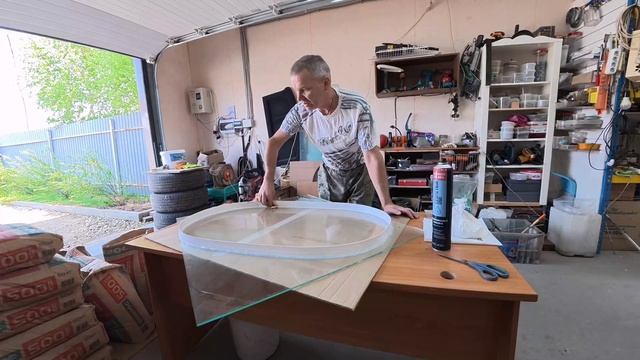 Как мы сделали садовый стол из бетона