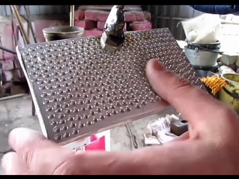 Алюминиевая плашка для литья дроби. Работает?!?!?... смотреть онлайн