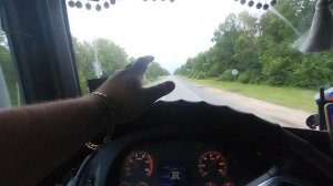 Везём песок на Подольск в паре # дальнобой #дальнобойщики
