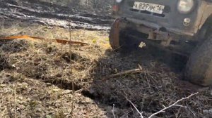 Старая #нива на колёсах от УАЗа Я-245. Первый выезд в ГРЯЗЬ