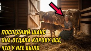 МОЛОДАЯ ВДОВА унаследовала СТАРУЮ ФЕРМУ с ХУДОЙ КОРОВОЙ и её ТЕЛЁНКОМ… Ей пришлось справляться