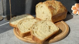 Мягкий белый хлеб на ЗАКВАСКЕ 🍞