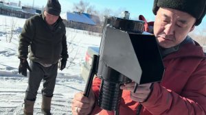 Электрический мини бетононасос, распаковка.