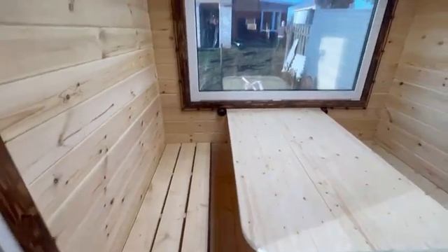 Баня "Парус" 6 метров с резными окладами купить в Арзамасе. смотреть онлайн