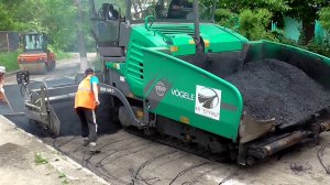 Укладка асфальта