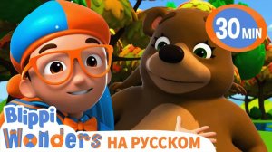 Медвежья спячка _ Изучай этот мир вместе с Блиппи _ Обучающие видео для детей _