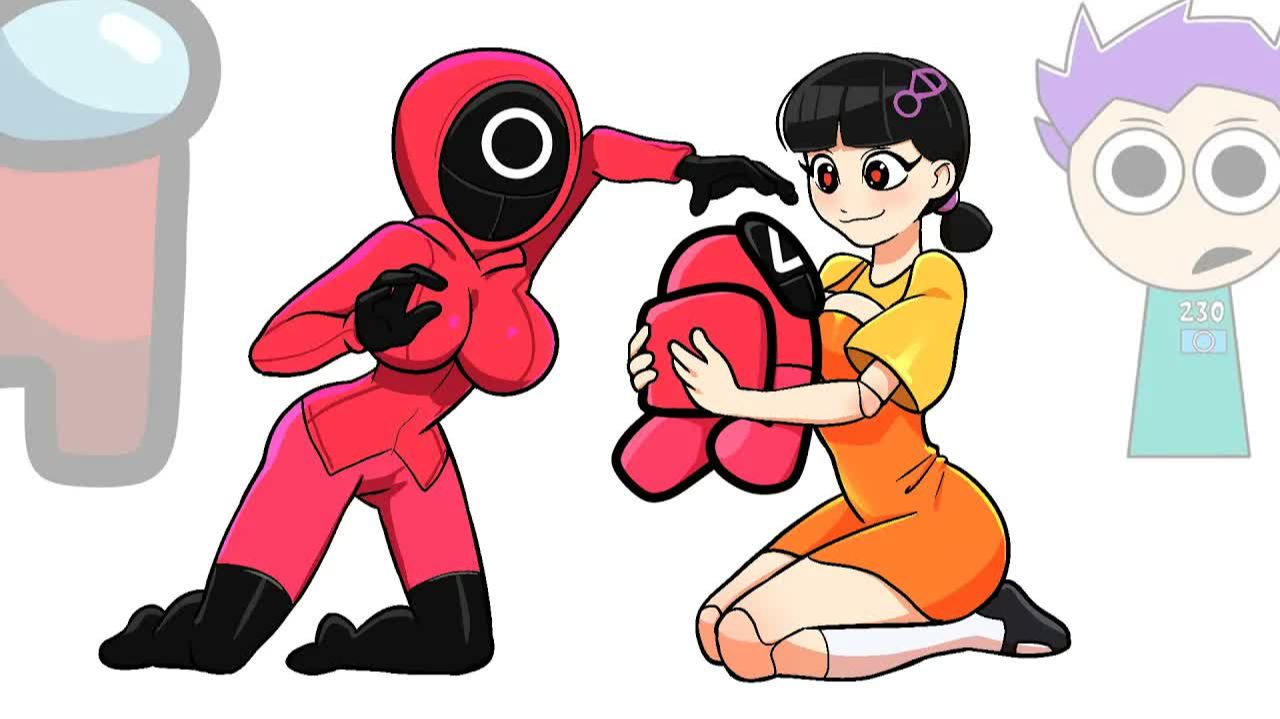 Mini Crewmate Kills Sprunki Characters х Squid Game FULL THANOS + DOLL | Among Us смотреть онлайн