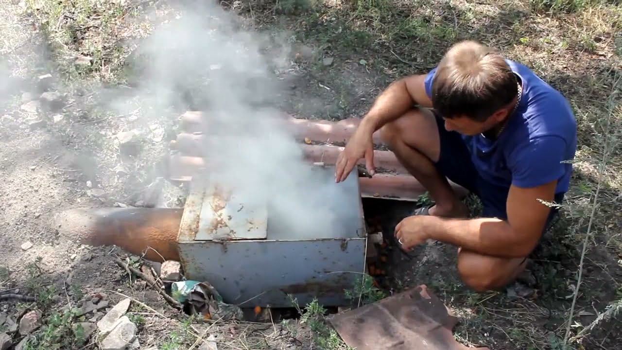 СУПЕР КОПТИЛЬНЯ//ЛУЧШАЯ СТАЦИОНАРНАЯ КОПТИЛЬНЯ ДЛЯ ХОЛОДНОГО КОПЧЕНИЯ/Smokehouse With Your Own Hands