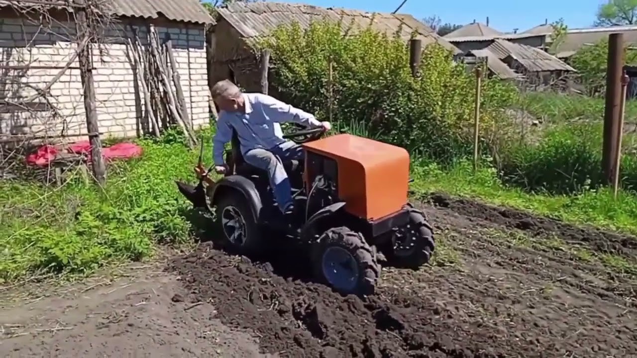 Самодельный трактор смотреть онлайн