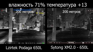 Сравнение тепловизионных прицелов: Sytong XM2.0 - 650L и Lzirtek Podaga 650L