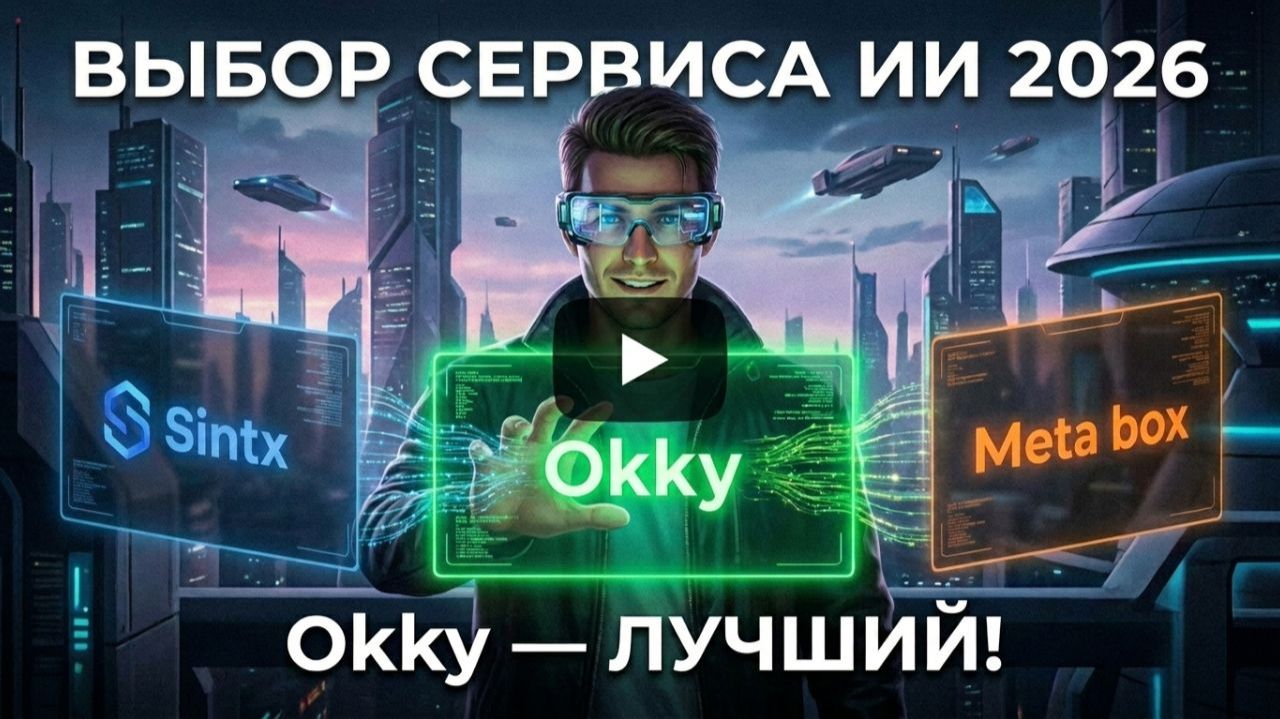 Syntx и Meta box в шоке! OKKY AI: 150 нейросетей за $9