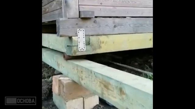 Перенос дома на 6 метров на блоки в пос. Родофинниково смотреть онлайн