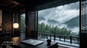 Deep Work Music ｜ Rainy Zen Mountain for Intense Focus & Maximum Productivity