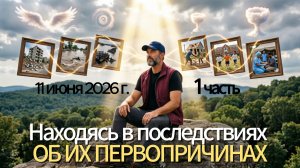 Находясь в последствиях - об их первопричинах, 1 ч. Монолог 11 июня 2026 г.