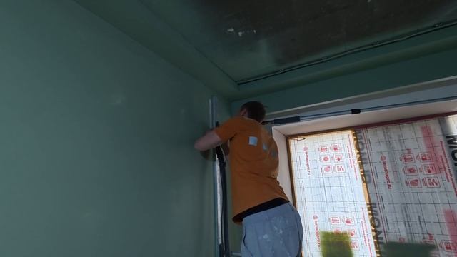 Теневой профиль для стен. Монтаж. смотреть онлайн