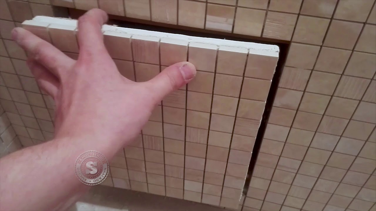 Скрытый люк под мозаику. Hidden hatch under the mosaic. смотреть онлайн