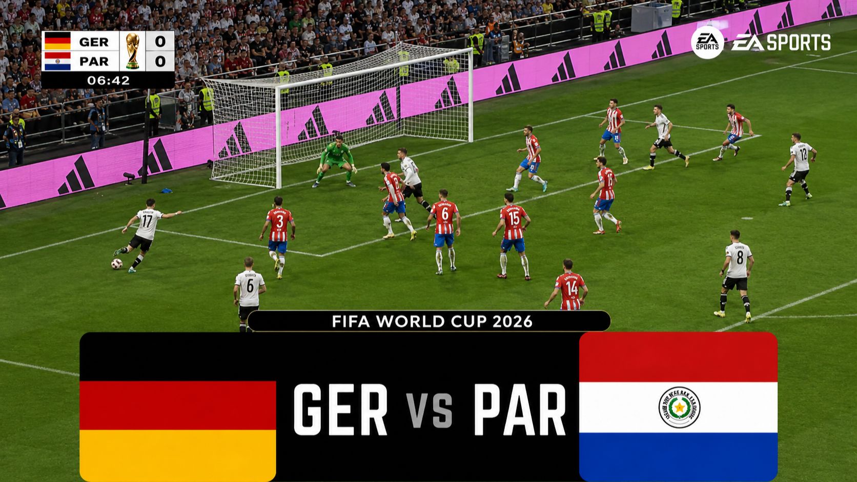 Германия — Парагвай | FIFA World Cup 2026 | WC26 Football Match | FC26 Gameplay смотреть онлайн