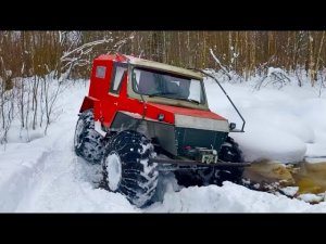 ТЕСТИМ ВЕЗДЕХОД.Пробиваем дорогу