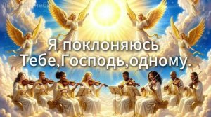 ПЕСНЯ «Я ПОКЛОНЯЮСЬ ТЕБЕ ,ГОСПОДЬ,ОДНОМУ!