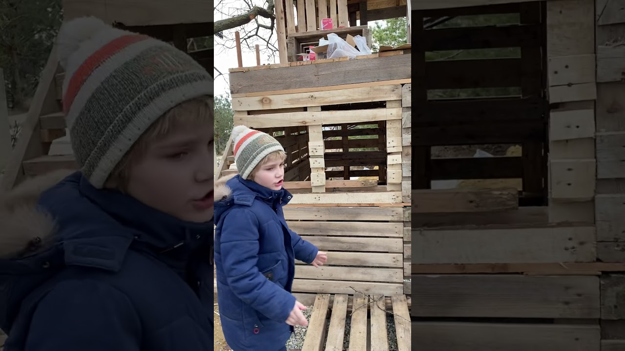 4-домик из поддонов 👨🏻🔧🔨🛠🧰 смотреть онлайн