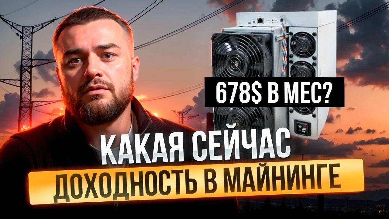 СКОЛЬКО приносит МАЙНИНГ в 2025 году? | На реальных моделях