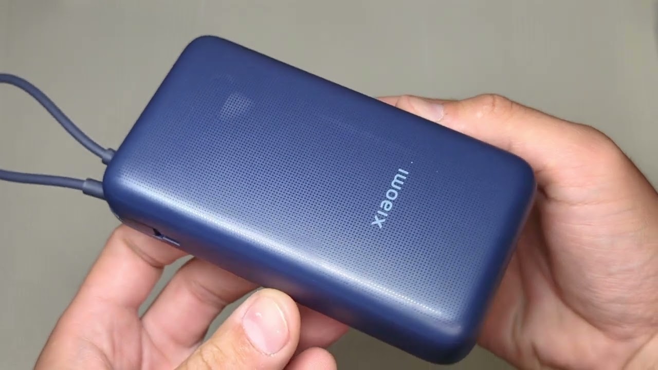 Xiaomi 33W Power Bank 20000mah (Integrated Cable) PB2030MI | Unboxing | Распаковка смотреть онлайн