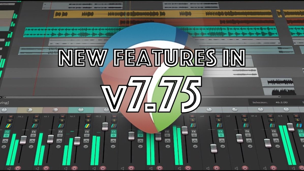 What's New in Reaper v7.75: Mixer Slots and Sample Edit Spectral Repair смотреть онлайн