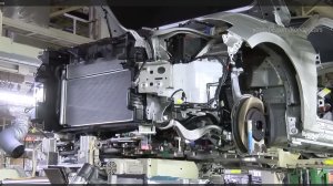 Производство Toyota bZ4X 2026 Япония
