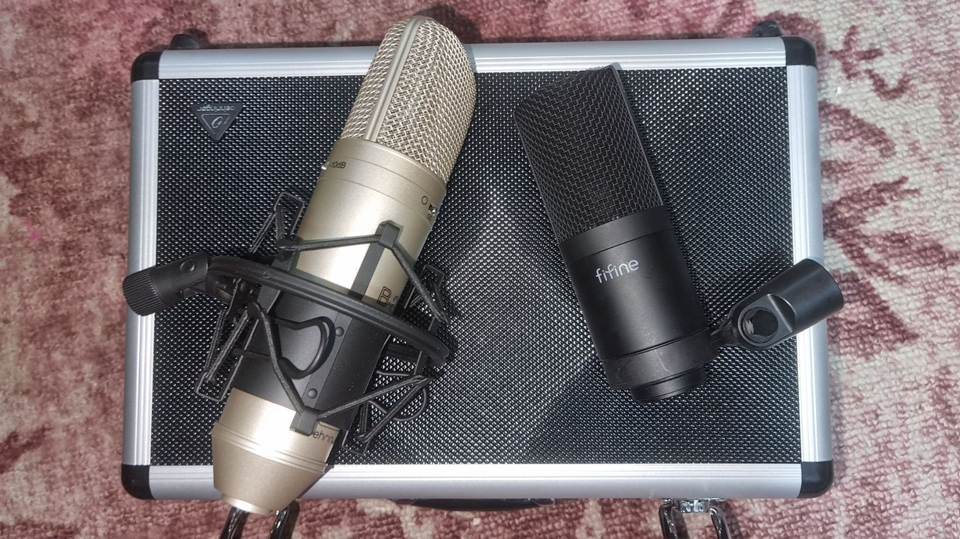 Тест микрофонов Fifine K669C Shure sm 7 b Микрофон Behringer B 2 PRO смотреть онлайн