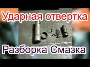 Ударная отвертка  Разборка  Смазка.Impact driver Disassembly Lubrication
