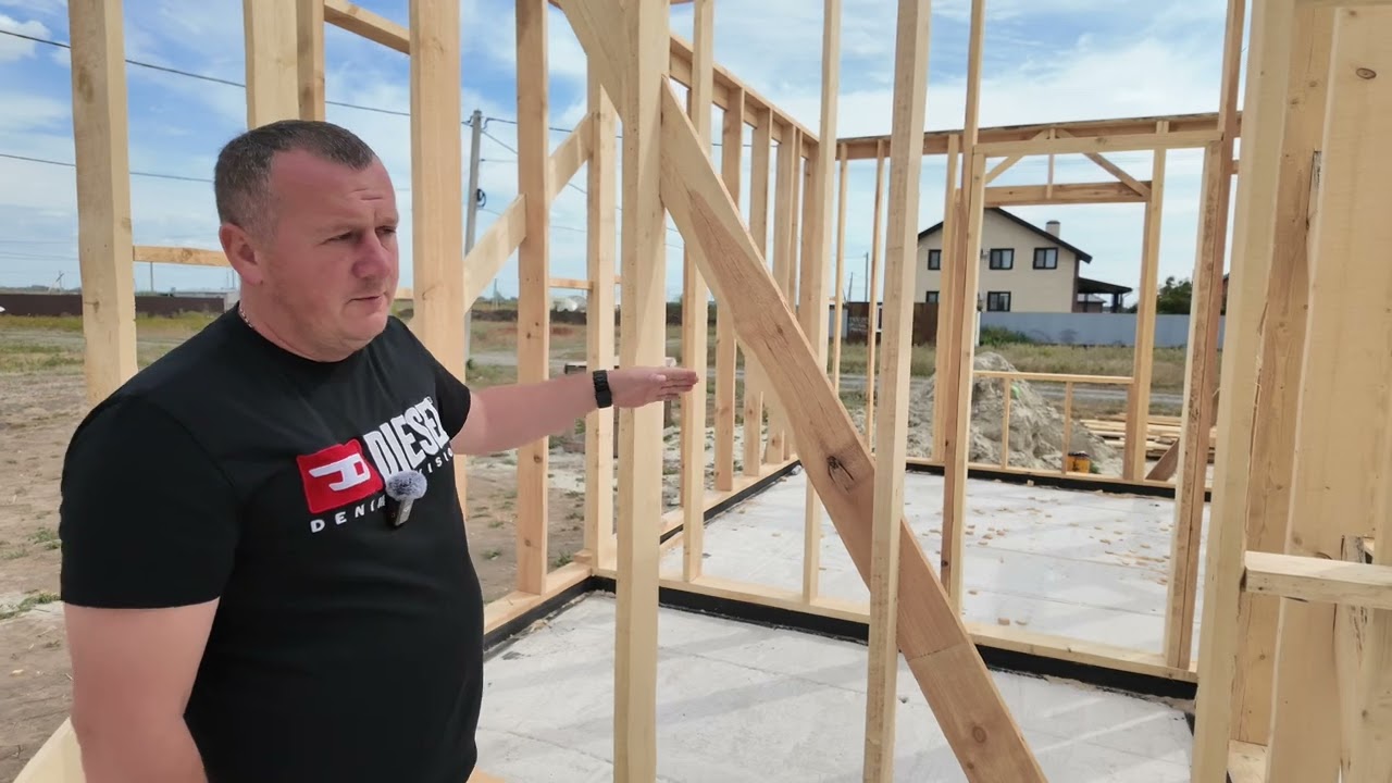 СТРОИМ КАРКАСНЫЙ ДОМ 130 м2⏐СИЛОВОЙ КАРКАС СТЕН смотреть онлайн