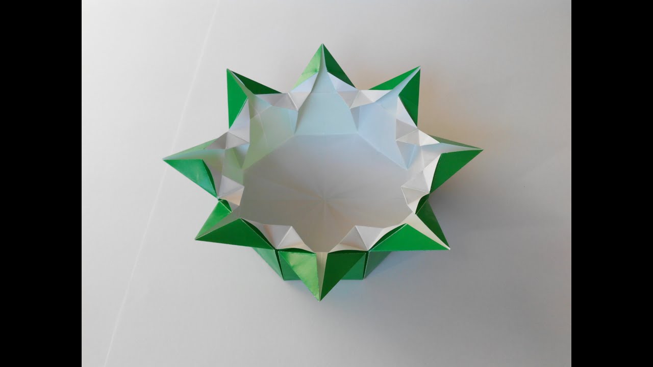 Красивая ваза оригами, Beautiful Vase Origami