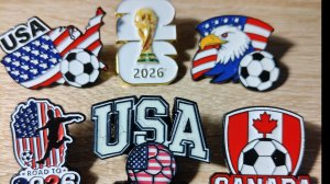 Значки.Чемпионат мира по футболу США 2026.